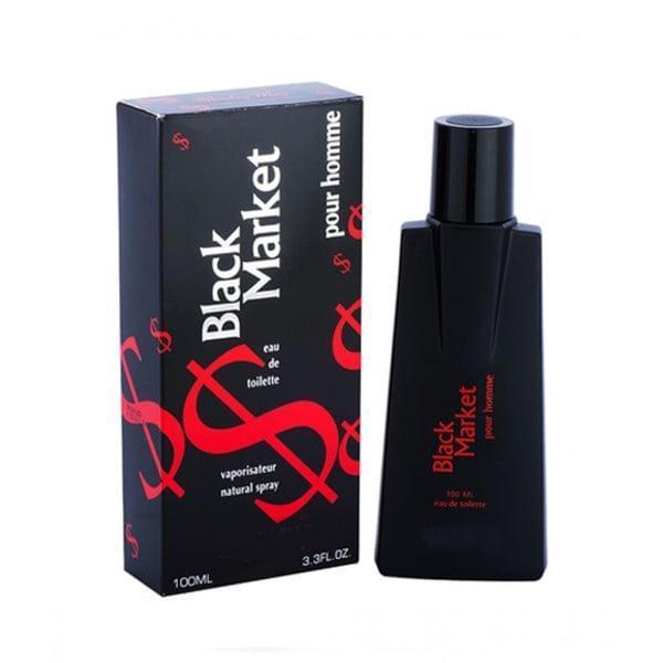 Refreshing Men's Perfume - 100 ml Long Lasting Fragrance in Black